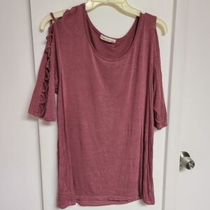 Retrology rose pink with open laced arms size large